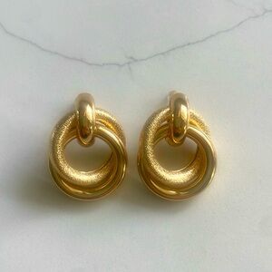 Women’s gold earrings